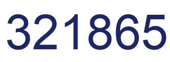 Número 321865 imagen azul