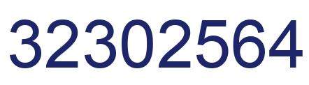 Número 32302564 imagen azul