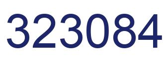 Número 323084 imagen azul