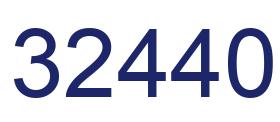 Number 32440 blue image
