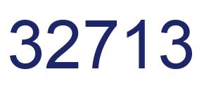 Number 32713 blue image