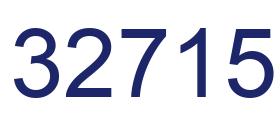 Number 32715 blue image