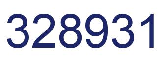 Número 328931 imagen azul