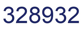 Número 328932 imagen azul