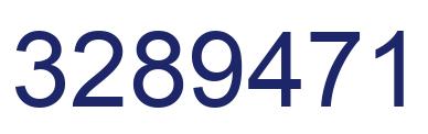 Number 3289471 blue image