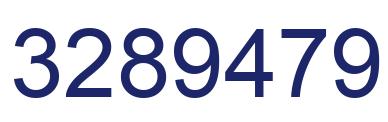 Number 3289479 blue image