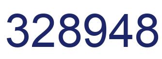 Number 328948 blue image