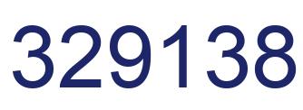 Número 329138 imagen azul