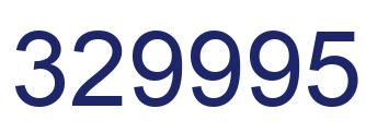 Número 329995 imagen azul