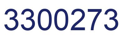 Número 3300273 imagen azul