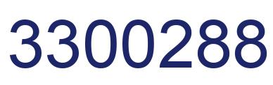 Number 3300288 blue image