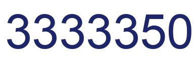 Número 3333350 imagen azul