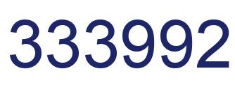 Number 333992 blue image