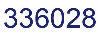 Número 336028 imagen azul