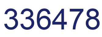 Número 336478 imagen azul