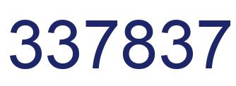 Número 337837 imagen azul