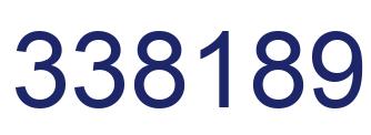 Número 338189 imagen azul