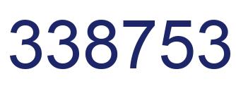 Número 338753 imagen azul