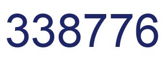 Number 338776 blue image
