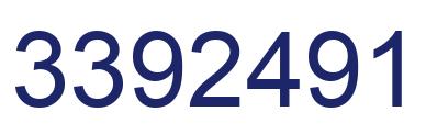 Number 3392491 blue image