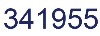 Número 341955 imagen azul
