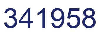 Número 341958 imagen azul