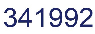 Number 341992 blue image