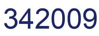 Número 342009 imagen azul