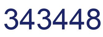 Número 343448 imagen azul
