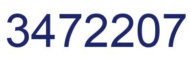 Número 3472207 imagen azul