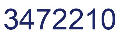 Número 3472210 imagen azul