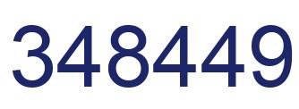 Número 348449 imagen azul