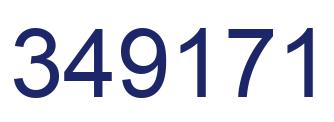 Número 349171 imagen azul
