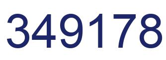 Número 349178 imagen azul