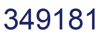 Número 349181 imagen azul