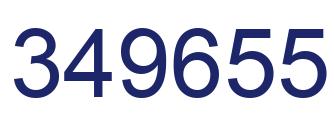 Número 349655 imagen azul