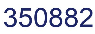 Number 350882 blue image