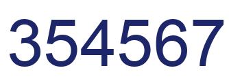 Número 354567 imagen azul