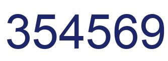 Número 354569 imagen azul