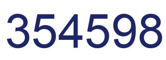 Número 354598 imagen azul