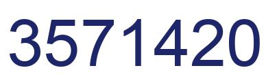 Número 3571420 imagen azul