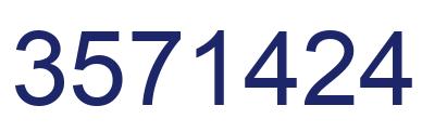 Número 3571424 imagen azul