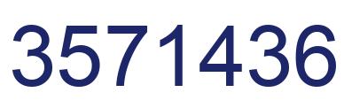 Número 3571436 imagen azul