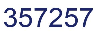 Número 357257 imagen azul