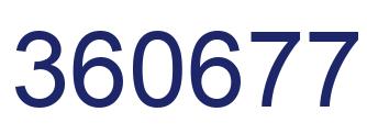 Número 360677 imagen azul