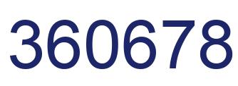 Número 360678 imagen azul