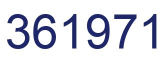 Número 361971 imagen azul