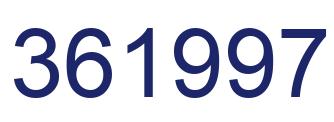 Número 361997 imagen azul
