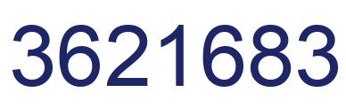 Número 3621683 imagen azul