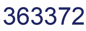Number 363372 blue image